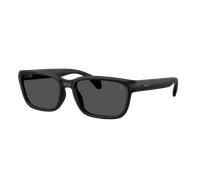 Moncler Unisex Sunglass ME8002 Slicka - Couleur du Monture: Noir mat, Couleur de Lentille: Gris foncé