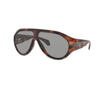 Moncler Unisex Sunglass ME8009U BOMBOLLE - Couleur du Monture: Havana brillant, Couleur de Lentille: Gris clair uni