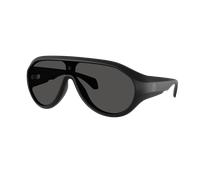 Moncler Unisex Sunglass ME8009U BOMBOLLE - Couleur du Monture: Noir mat, Couleur de Lentille: Gris foncé uni