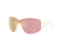 Moncler Unisex Sunglass ME8016U Thyra - Couleur du Monture: Vanille mate, Couleur de Lentille: Marron effet miroir Or