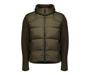 Moncler - Veste bi-matière - Homme - Vestes - Vert - Taille: L