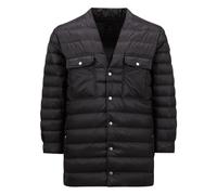 Moncler - Veste Noire Col V - Femme - Vestes - Noir - Taille: 36 FR