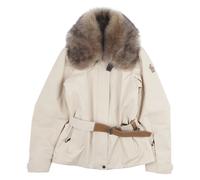 Moncler - Vizelles Shearling-Trimmed Ski Jacket - Femme - Vestes - Beige - Taille: 38 FR
