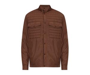 Moncler - Vnorviane Down Jacket - Homme - Vestes - Brun - Taille: S