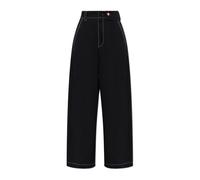 Moncler - Wide Pantalons - Femme - Pantalons - Noir - Taille: 34 FR