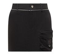 Moncler - Willow Smith Logo Patch Mini Skirt - Femme - Jupes - Noir - Taille: 34 FR