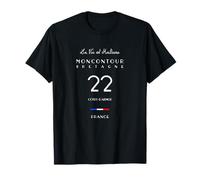 Moncontour Numéro 22 Côtes d'Armor Bretagne France T-Shirt