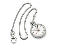 Mondaine Montre de poche A660.30316.11SBB Argenté 43 mm Acier inoxydable Quartz avec chaîne Homme