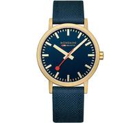 Mondaine A660.30360.40SBQ Classic bleu et Or 40mm 3ATM