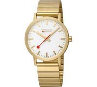 Mondaine Classic 40 Mm Woman Watch Doré Femme