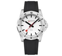 Mondaine Hommes Analogique Quartz Suisse Montre avec Bracelet en Silicone MSN.4211B.RB