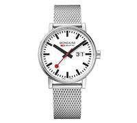 Mondaine Mixte Analogique Classique Quartz Montre avec Bracelet en Acier Inoxydable MSE.40210.SM