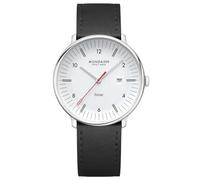 Mondaine MLE.41910.LBV Montre analogique à Quartz Suisse pour Homme avec Bracelet en Cuir