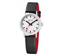 Mondaine Classic, Montre en Cuir Noir pour Femmes, A658.30323.11SBB, 30 MM