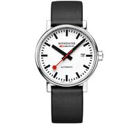 Mondaine Evo2 Automatic Montre Homme Analogique Automatique avec Bracelet Cuir MSE.40610.LBV