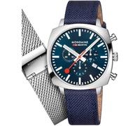 Mondaine MSL.41440.LD.SET Montre Homme Grand Cushion Set 41mm 5ATM