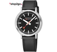 Mondaine MST.41020.LBV.2SE Montre Homme SBB Stop2Go 41mm 3ATM