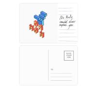 Monday Good Day Carte postale art déco pour anniversaire de mariage