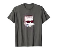 Monday in Shades, je reviendrai la semaine prochaine, Funny Monday Meme T-Shirt