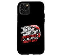 Monday Tuesday Wednesday Thursday Practice Qualifying Race Coque pour iPhone 11 Pro