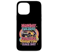 Monday Tuesday Wednesday Thursday Practice Qualifying Race Coque pour iPhone 13 Pro Max