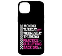 Monday Tuesday Wednesday Thursday Practice Qualifying Race Coque pour iPhone 14 Plus