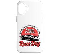 Monday Tuesday Wednesday Thursday Practice Qualifying Race Coque pour iPhone 16 Plus