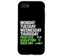 Monday Tuesday Wednesday Thursday Practice Qualifying Race Coque pour iPhone SE (2020) / 7/8
