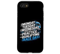 Monday Tuesday Wednesday Thursday Practice Qualifying Race Coque pour iPhone SE (2020) / 7/8