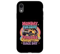 Monday Tuesday Wednesday Thursday Practice Qualifying Race Coque pour iPhone XR