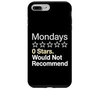Mondays 0 Stars ne recommanderait Pas Un employé de Bureau Coque pour iPhone 7 Plus/8 Plus
