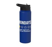 Mondays One Star Absolute Nightmare ne recommanderait pas Stainless Steel Insulated Water Bottle