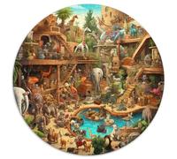 Monde Animal 1000 Piece Science Fiction Jigsaw Puzzle for Adults Educhational Games Stress Relief Puzzle Exercise The Memory of The Brain for Adults and Kids, Age 12 Years Up 1000pcs (67.5x67.5cm)