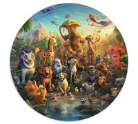 Monde Animal 1000 Piece Science Fiction Jigsaw Puzzle for Adults Family Challenge Toys Stress Relief Puzzle Exercise The Memory of The Brain for Adults and Kids, Age 12 Years Up 1000pcs (67.5x67.5cm)