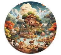 Monde Animal 1000 Piece Science Fiction Jigsaw Puzzle for Adults Family Challenge Toys Stress Relief Puzzle Exercise The Memory of The Brain for Adults and Kids, Age 12 Years Up 1000pcs (67.5x67.5cm)