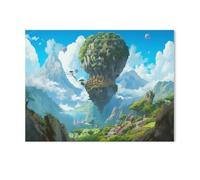 Monde Anime envoûtant，Puzzle pour Adultes 1000 Pièces en Bois Puzzles Jeu Cadeau Accueil Décoratif Mots Croisés（75x50cm）-AA74