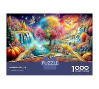 Monde de Feuilles d'Érable Puzzle 1000 Pièces Cadeau Original, Cadeau Surprise, Puzzle en Carton Recyclé, Anti-Poussière 70x50cm/1000pcs