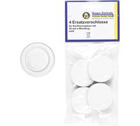 MONDE DE LA CUISINE Couvercle Twist-off Monde de la cuisine past. Ø48mm blanc, blanc (pack de 4)