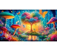 Monde de rêve Puzzle 1000 pièces Educa Jeu D'Intelligence Décoration Intérieure Jeu éducatif Challenge Toy pour Adultes et Enfants à partir de 14 Ans 38x26cm/1000pcs
