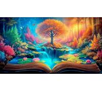 Monde de rêve Puzzle 1000 pièces Educa Jeu D'Intelligence Décoration Intérieure Jeu éducatif Challenge Toy pour Adultes et Enfants à partir de 14 Ans 75x50cm/1000pcs