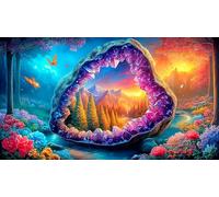 Monde de rêve Puzzle 1000 pièces Educa Jeu D'Intelligence Décoration Intérieure Jeu éducatif Challenge Toy pour Adultes & Enfants des 14 Ans 38x26cm/1000pcs