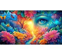 Monde de rêve Puzzle 1000 pièces Educa Jeu D'Intelligence Décoration Intérieure Jeu éducatif Challenge Toy pour Adultes & Enfants des 14 Ans 38x26cm/1000pcs