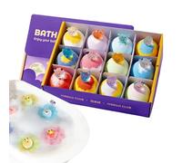 Monde du badin - set de jouets | Bombes de magiques pour - Collection Constellation 12 pièces - Boules de sel bouillonnantes avec figurine surprise Cosmétiques naturels Plaisir du bain