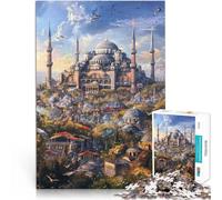 Monde Fantastique Puzzle pour Adultes 1000 pièces Jeux éducatifs Décoration d'intérieur Car C'est Un pour Toute la Famille 38x26cm