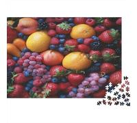 Monde Fruits Puzzle 1000 Pièces avec Clic Parfait, Puzzles De Casse-tête défi De Jeu Éducatif pour Un Passe-Temps pour Adulte, Cadeau Original Adulte 52x38cm/1000pcs