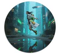 Monde Futur Puzzle 1000 Pièces Cadeau Unique Cyberpunk Science Fiction Jeu Éduchatif Défi Jouet À De Qualité Supérieure Peinture Art pour Adultes Et Enfants 1000pcs (67.5x67.5cm)