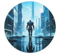 Monde futur Puzzle 1000 Pièces Educa Jouet En Bois Cadeau Unique De L'art De La Décoration cyberpunk science fiction Jeu Éduchatif Challenge Toy Pour Adultes Et Enfants À Partir De 12 Ans 1000pcs (67.