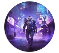 Monde Futur Puzzle 1000 Pièces Educa Jouet en Bois Jeu D'Intelligence Décoration Intérieure Cyberpunk Science Fiction Jeu Éduchatif Challenge Toy Adultes & Enfants des 14 Ans 1000pcs (67.5x67.5cm)