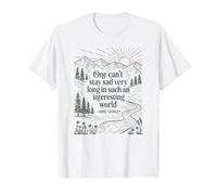Monde Intéressant Citation Littérature Anne Shirley T-Shirt Graphique avec Valeur