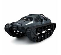 Tank Rc Police Militaire Moderne Tout Terrain 1/12 Ème Gris Bleu Rtr-Amewi